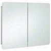 RAK Ceramics Duo Stainless Steel Double Cabinet With Mirrored Doors - 12SL380 -Luxe Bathrooms 1 2 12sl380