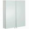 RAK Ceramics Delta Stainless Steel Double Cabinet With Mirrored Doors - 12SL801 -Luxe Bathrooms 1 2 12sl801