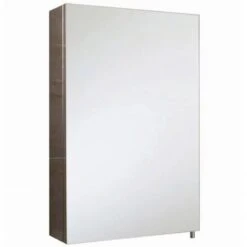 RAK Ceramics Cube Stainless Steel Single Cabinet With Single Mirrored Door - 12SL802
