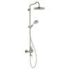 Axor Montreux Showerpipe With Thermostatic Mixer And 1 Jet Overhead Shower 240 - Brushed Nickel - 16572820 1 Axor Montreux Showerpipe With Thermostatic Mixer And 1 Jet Overhead Shower 240 - Brushed Nickel - 16572820 -Luxe Bathrooms 1 6 16572820