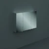 RAK Ceramics Joy Wall Hung Mirror Cabinet 100cm 3 Doors - JOYMC10003 -Luxe Bathrooms 27f65004f2896189953cb0f0fa776d38803aa97d306a39b0f11f744f3131bc82