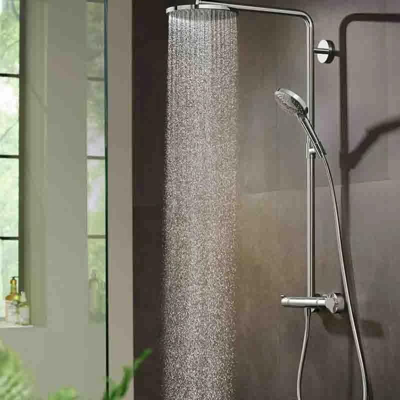 Hansgrohe Raindance Select S Showerpipe With Thermostatic Shower Mixer - Chrome - 27633000 4 Hansgrohe Raindance Select S Showerpipe With Thermostatic Shower Mixer - Chrome - 27633000 - Image 2