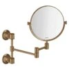 Axor Montreux Shaving Mirror - Brushed Bronze - 42090140 -Luxe Bathrooms 4 2 42090140