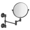 Axor Montreux Shaving Mirror - Brushed Black Chrome - 42090340 2 Axor Montreux Shaving Mirror - Brushed Black Chrome - 42090340 -Luxe Bathrooms 4 2 42090340
