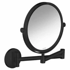 Axor Universal Circular Shaving Mirror - Matt Black - 42849670