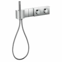 Axor Edge Thermostatic Module Select 470/100 For Concealed Installation For 2 Outlets - Chrome - 46700000