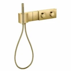 Axor Edge Thermostatic Module Select 470/100 For Concealed Installation For 2 Outlets - Polished Gold Optic - 46700990