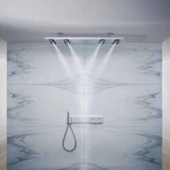 Axor Edge Thermostatic Module Select 680/100 For Concealed Installation For 5 Outlets - Diamond Cut - Polished Black Chrome - 46731330 11 Axor Edge Thermostatic Module Select 680/100 For Concealed Installation For 5 Outlets - Diamond Cut - Polished Black Chrome - 46731330 -Luxe Bathrooms 4 6 46731330 lifestyle3