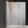 Merlyn 8 Series Showerwall With Hinged Swivel Panel 1250mm - M8SW261 -Luxe Bathrooms 8 series showerwall with hinged swivel lr 6