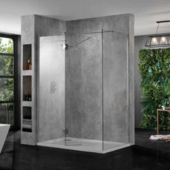 Aquadart Wetroom 8 Floor Channel Matt Black - AQ8281BLK
