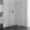 Aquadart Rolla 8 Sliding Wetroom Panel 1700mm - AQ8946S -Luxe Bathrooms a q aq8946s