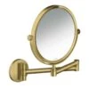 AXOR Universal Circular Shaving Mirror - Brushed Brass - 42849950 2 AXOR Universal Circular Shaving Mirror - Brushed Brass - 42849950 -Luxe Bathrooms a x axor 42849950