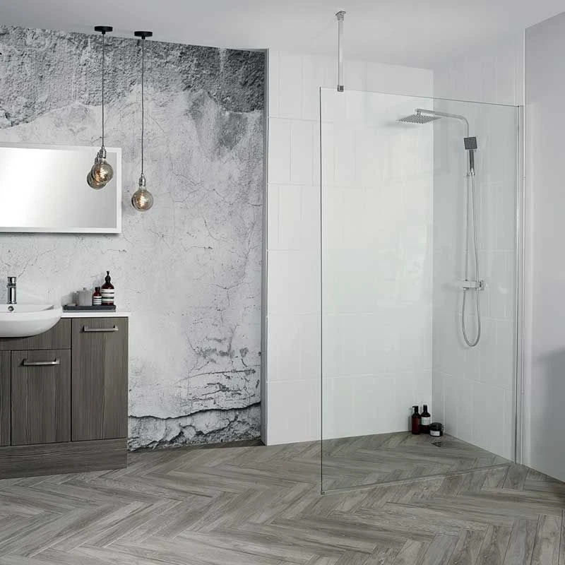 Aquadart Wetroom 8 Glass Panel 600mm - AQ8241S 3 Aquadart Wetroom 8 Glass Panel 600mm - AQ8241S