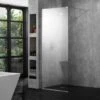 Aquadart 10mm 600 Wetroom Panel Clear Glass - AQ8409 1 Aquadart 10mm 600 Wetroom Panel Clear Glass - AQ8409 -Luxe Bathrooms aq8409 1