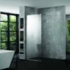 Aquadart 10mm 700mm Wetroom Panel Clear Glass - AQ8410 -Luxe Bathrooms aq8410 1