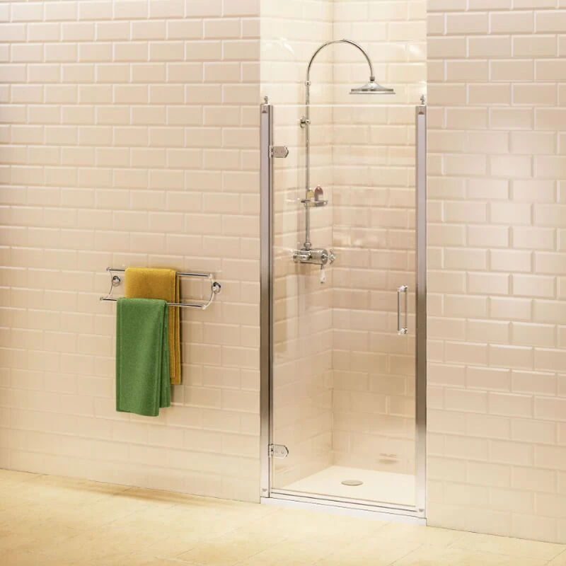 Burlington Hinged 760mm Glass Shower Door - C19 3 Burlington Hinged 760mm Glass Shower Door - C19