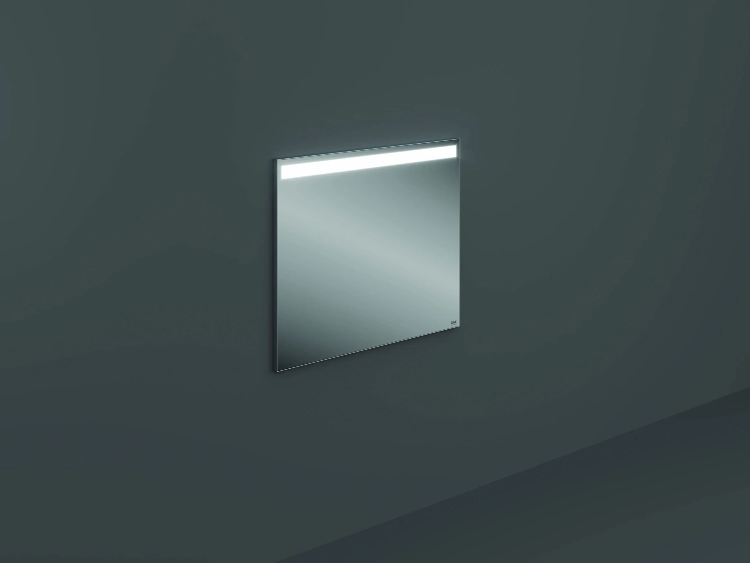 RAK Ceramics Joy Wall Hung Mirror With LED Light & Demister 80 X 68cm - JOYMR08068LED 3 RAK Ceramics Joy Wall Hung Mirror With LED Light & Demister 80 X 68cm - JOYMR08068LED