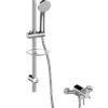 Essential Serio Thermostatic Mini Concentric Shower Mixer Kit - Chrome - ES105 2 Essential Serio Thermostatic Mini Concentric Shower Mixer Kit - Chrome - ES105 -Luxe Bathrooms es105