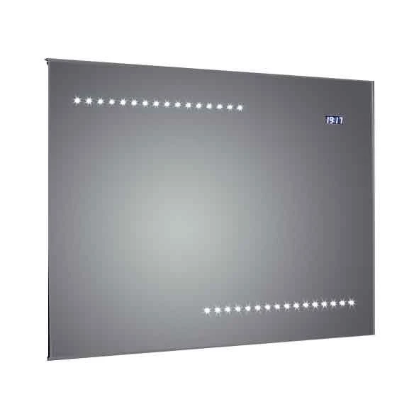 Frontline Quay LED Bevel Edged Bathroom Mirror, Digital Clock & Demister 600 X 800mm - F01665 3 Frontline Quay LED Bevel Edged Bathroom Mirror, Digital Clock & Demister 600 X 800mm - F01665