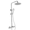 RAK Ceramics Round Shower Column Exposed Thermostatic Shower- Chrome - RAKSHW6003 -Luxe Bathrooms f0240f6e33ae3779cdcf5ca72d80528d03093ed8ff691a82c1ae60f3450deb58