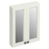Burlington 600mm Two Door Mirror Cabinet - Sand - F6MS