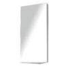 HOMCOM Stainless Steel Wall Mounted Bathroom Corner Mirror Storage Cabinet With Single Door - Silver - 02-0551 2 HOMCOM Stainless Steel Wall Mounted Bathroom Corner Mirror Storage Cabinet With Single Door - Silver - 02-0551 -Luxe Bathrooms h o 02 0551 homcom bathroom storage cabinet clean