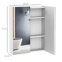 Luxe Bathrooms -Luxe Bathrooms h o 811 032 homcom bathroom mirror cabinet dimensions
