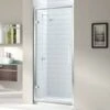 Merlyn 8 Series Hinge Shower Door With Merlyn MStone Tray 800mm - MS81211 -Luxe Bathrooms hingedoor 7