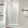 Merlyn 8 Series Infold Shower Door With Merlyn MStone Tray 760mm - MS84410 -Luxe Bathrooms i n infold 5