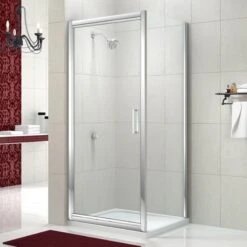 Merlyn 8 Series Infold Shower Door 800mm - M84411 -Luxe Bathrooms infoldwithsidepanel 2