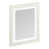 Burlington 600 X 750mm Bathroom Framed Mirror With LED Illumination - Sand - M6MS -Luxe Bathrooms m6ms