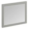 Burlington 900 X 750mm Bathroom Framed Mirror - Grey - M9OG -Luxe Bathrooms m9og