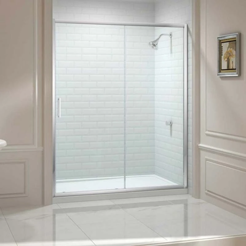 Merlyn 8 Series Sliding Shower Door With Tray 1700mm - MS88281 3 Merlyn 8 Series Sliding Shower Door With Tray 1700mm - MS88281