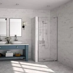 Merlyn 10 Series Pivot Shower Door 900mm - M101221C -Luxe Bathrooms m e merlyn 10 pivot shower door 3