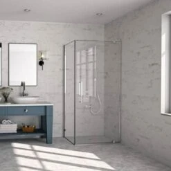 Merlyn 10 Series Pivot Shower Door With Tray 800mm - MS101211C 11 Merlyn 10 Series Pivot Shower Door With Tray 800mm - MS101211C -Luxe Bathrooms m e merlyn 10 pivot shower door 4 1