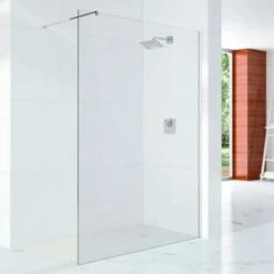 Merlyn 10 Series Shower Wall Including Wall Profile & Stabilising Bar 800mm - S10SW800H