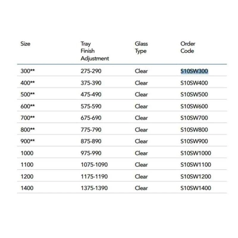 Merlyn 10 Series Shower Wall Including Wall Profile & Stabilising Bar 600mm - S10SW600H 6 Merlyn 10 Series Shower Wall Including Wall Profile & Stabilising Bar 600mm - S10SW600H - Image 4