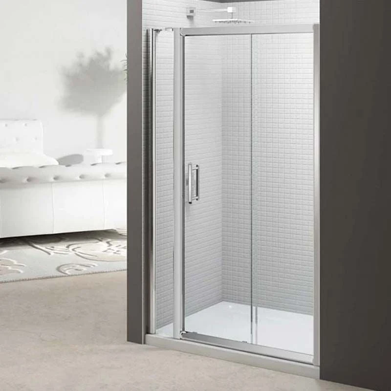 Merlyn 6 Series Sliding Shower Door And Inline Panel - 1400mm Shower Door 1540-1615mm - M68291P2H 3 Merlyn 6 Series Sliding Shower Door And Inline Panel - 1400mm Shower Door 1540-1615mm - M68291P2H