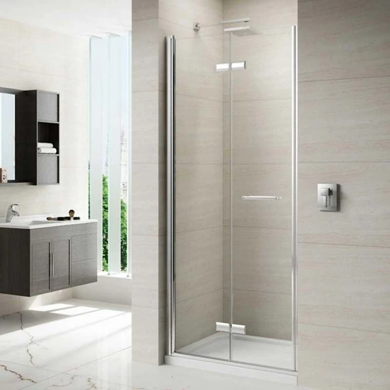 Merlyn 8 Series Frameless Hinged Bifold Shower Door With Tray 1000mm - M87231B 3 Merlyn 8 Series Frameless Hinged Bifold Shower Door With Tray 1000mm - M87231B