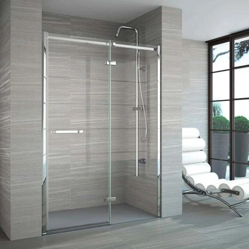 Merlyn 8 Series Frameless Hinge & Inline Shower Door 900mm - In Recess - A0611X0 3 Merlyn 8 Series Frameless Hinge & Inline Shower Door 900mm - In Recess - A0611X0