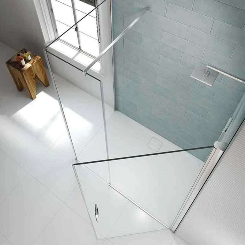Merlyn 8 Series Frameless Pivot Shower Door & Inline Panel 1100mm - S8FPI1102H 4 Merlyn 8 Series Frameless Pivot Shower Door & Inline Panel 1100mm - S8FPI1102H - Image 2