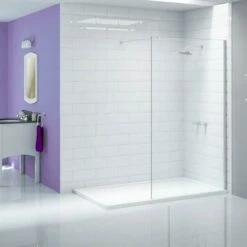 Merlyn Ionic Showerwall Wetroom Panel 1400mm - A0409G0 6 Merlyn Ionic Showerwall Wetroom Panel 1400mm - A0409G0 -Luxe Bathrooms m e merlyn a0409g0 2