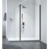 Merlyn Black Side Panel 800mm - BLKHSP800 1 Merlyn Black Side Panel 800mm - BLKHSP800 -Luxe Bathrooms m e merlyn blkhsp800