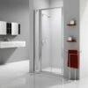 Merlyn Ionic Express 760mm Bifold Shower Door & 210mm Inline Panel - A030010H -Luxe Bathrooms m e merlyn ionic bi fold shower door 3
