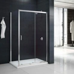 Merlyn MBOX Sliding Shower Door 1500mm - MBS1500 -Luxe Bathrooms m e merlyn mbox sliding shower door 1