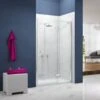 Merlyn Ionic Essence Hinged Shower Door + Inline Panel 1100mm - A0111JF -Luxe Bathrooms merlyn a0111jf