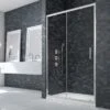 Merlyn Ionic Essence Framed Sliding Shower Door With Side Panel 1200mm - DWH04C0 -Luxe Bathrooms merlyn dwh04c0