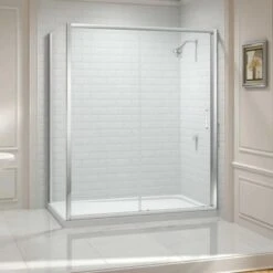 Merlyn 8 Series Sliding Shower Door 1400mm - M88291 -Luxe Bathrooms merlyn m88231 1