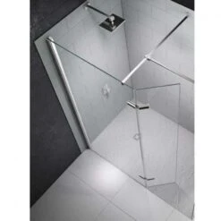 Merlyn 8 Series Showerwall With Hinged Swivel Panel 1250mm - M8SW261 -Luxe Bathrooms merlyn m8sw 2 1