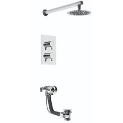Bristan Prism Recessed Thermostatic Dual Control Bath & Shower Pack - PRISM SHWR PK